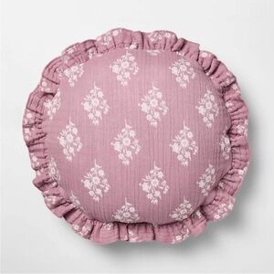 Studio McGee 18” R -Ruffled Throw Pillow